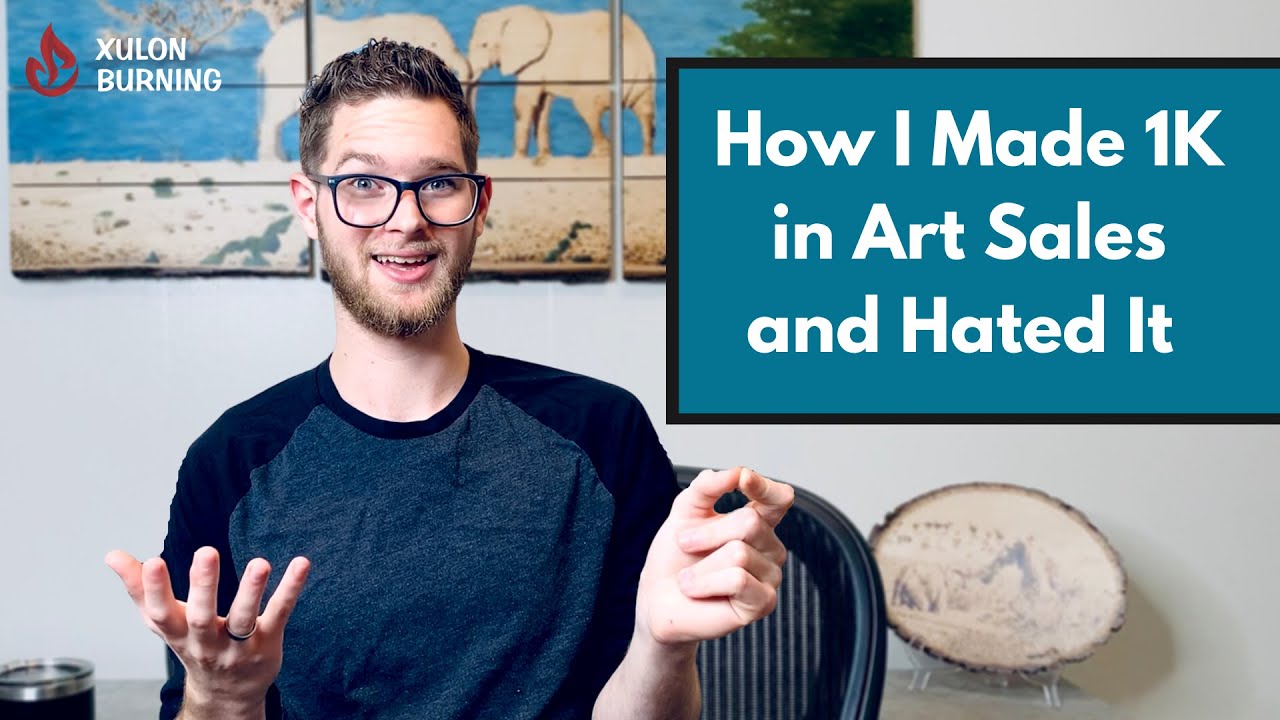 How I Made 1k in Art Sales and Hated It | Vlog on a Woodburning Business