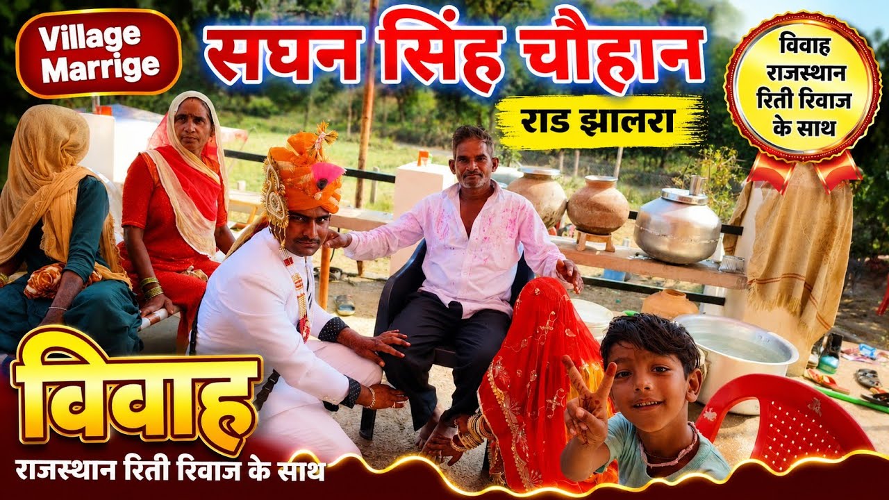 07 भाई सघन सिंह चौहान विवाह राजस्थान रिती रिवाज के साथ // Village Marriage // Dileep Rajput Vlogs 