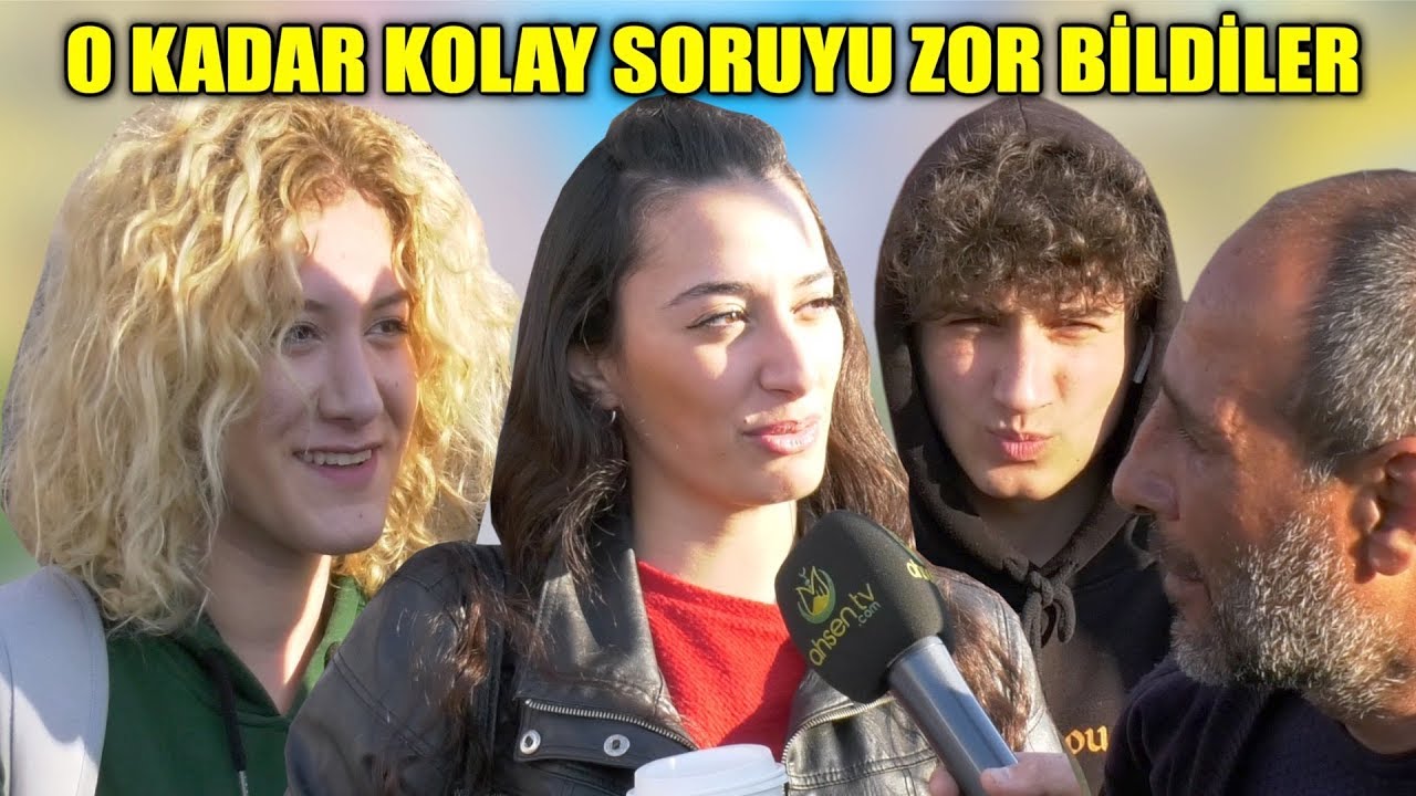 O KADAR KOLAY SORUYU ZOR BİLDİLER - Kur'an-ı Kerimin İlk ve Son Suresi Hangisidir? AHSEN TV RÖPORTAJ