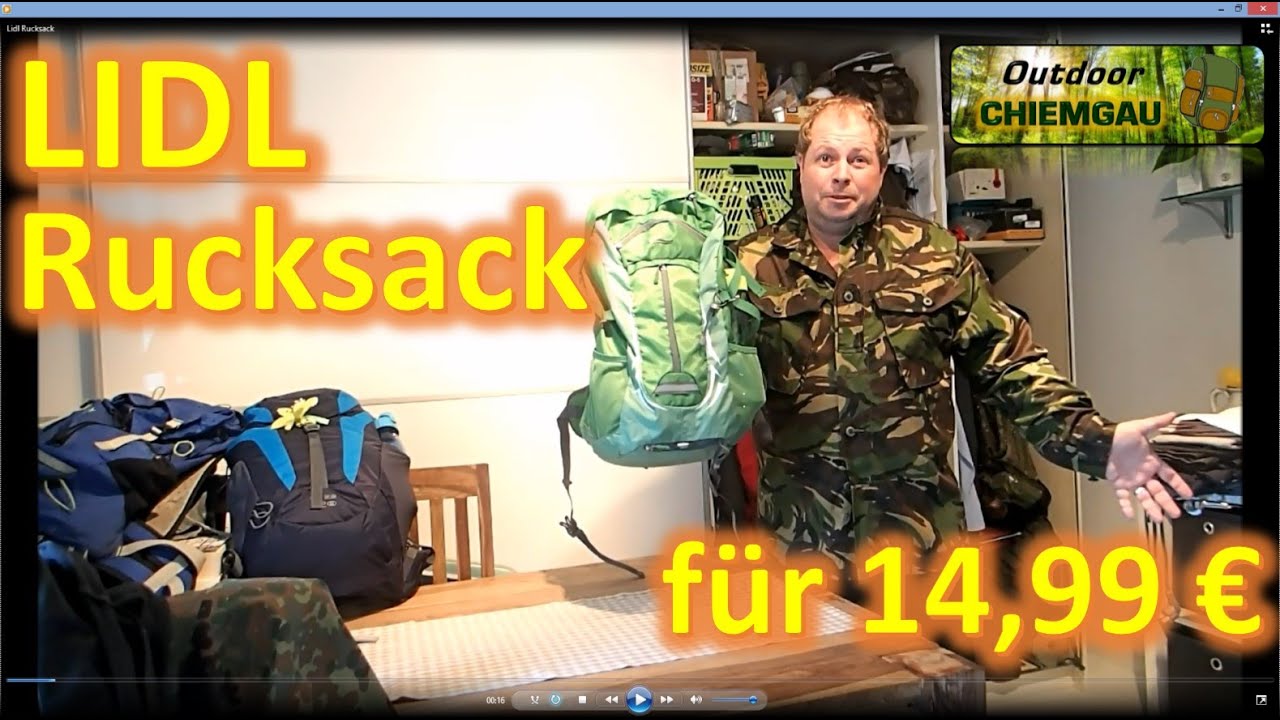 Lidl/Crevit Rucksack 25 l - Schrott oder gute Qualität? Wanderrucksack - 14,99 €