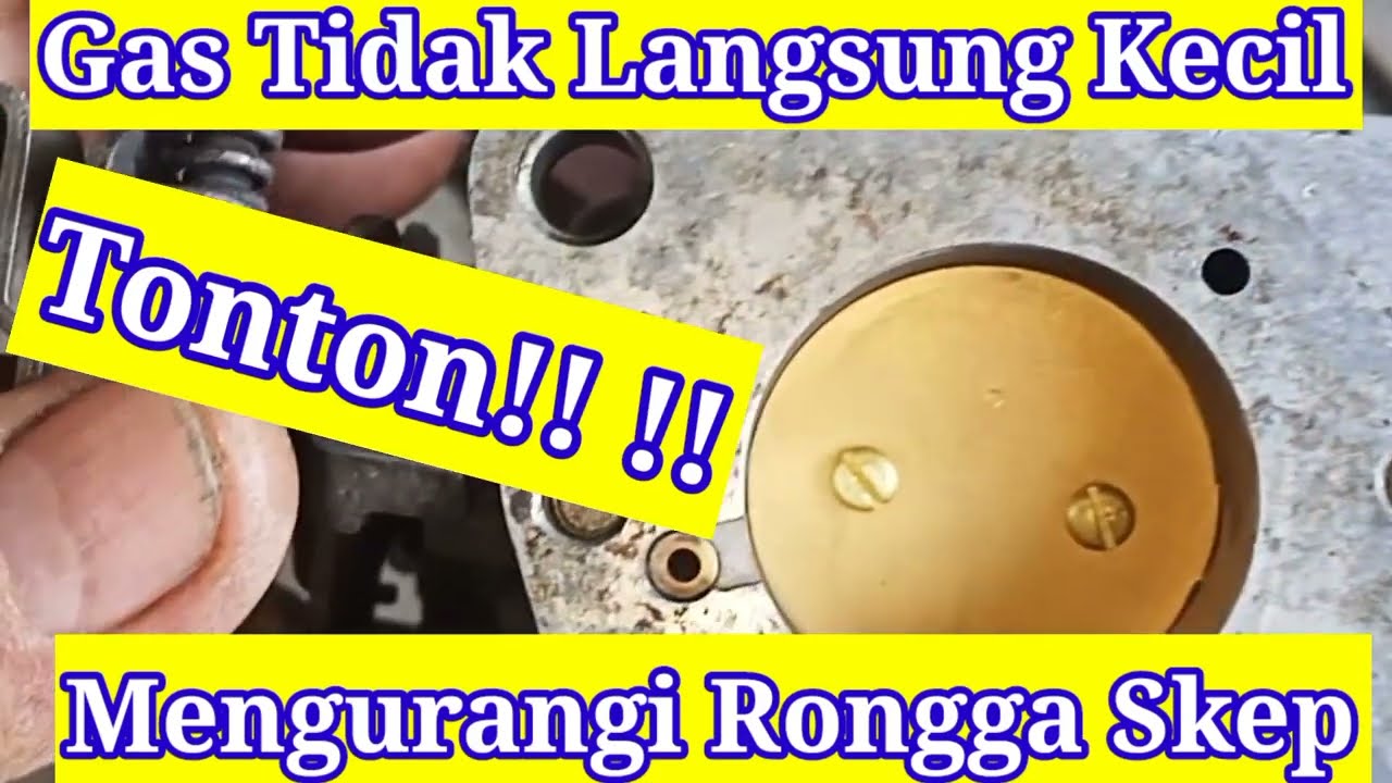 Karburator Gas Tidak Langsung Kecil ,Skep Berongga || Yanto Karburator