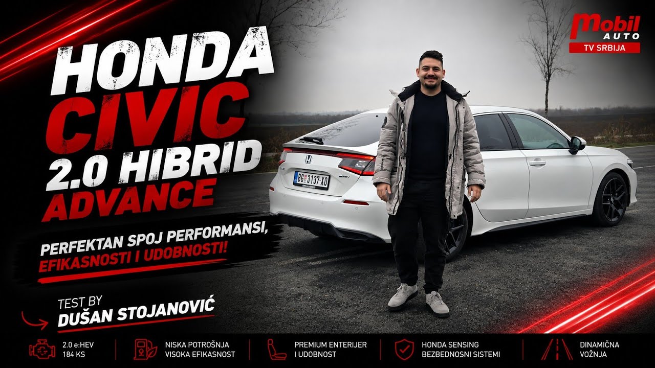 Mobil Auto TV Srbija - Honda Civic 2.0 Hibrid - Advance 2024