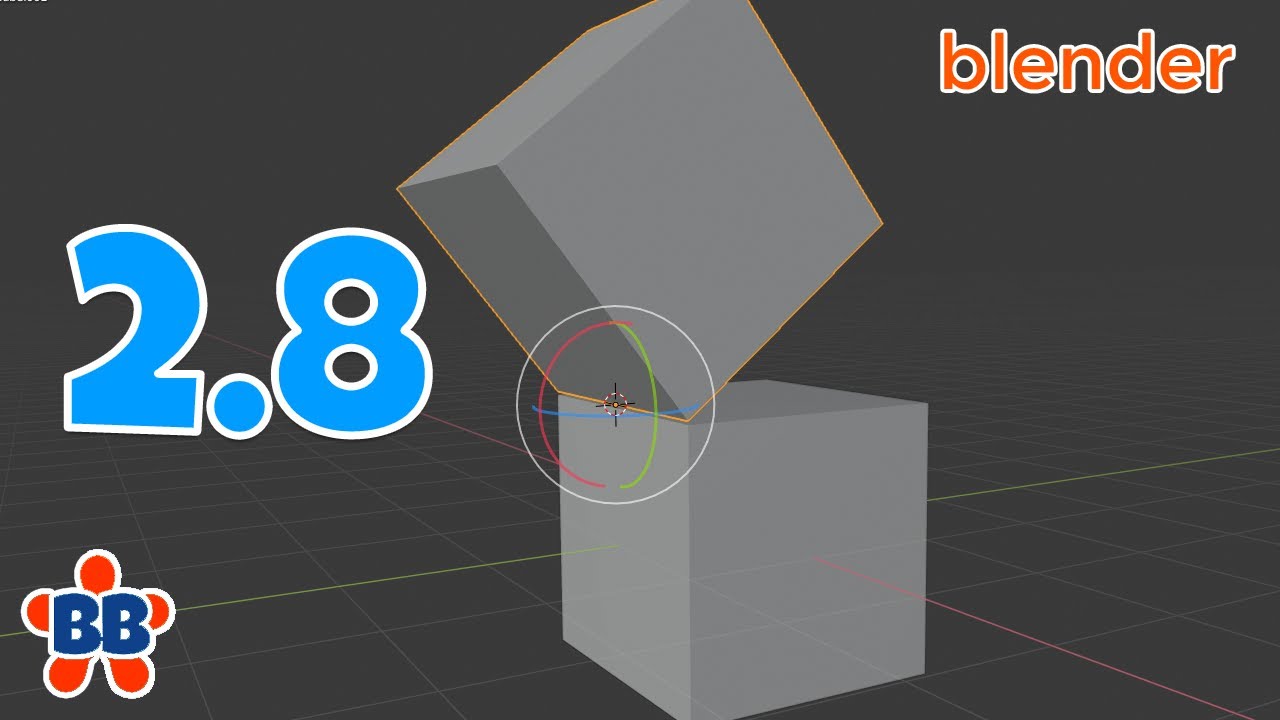 Blender 2.8-Как изменить точку поворота