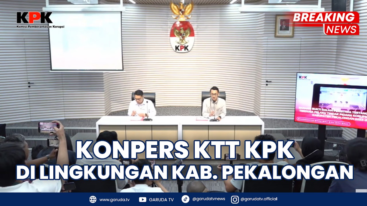 BREAKING NEWS: Konpers KTT KPK di Lingkungan Pemerintahan Kab. Pekalongan