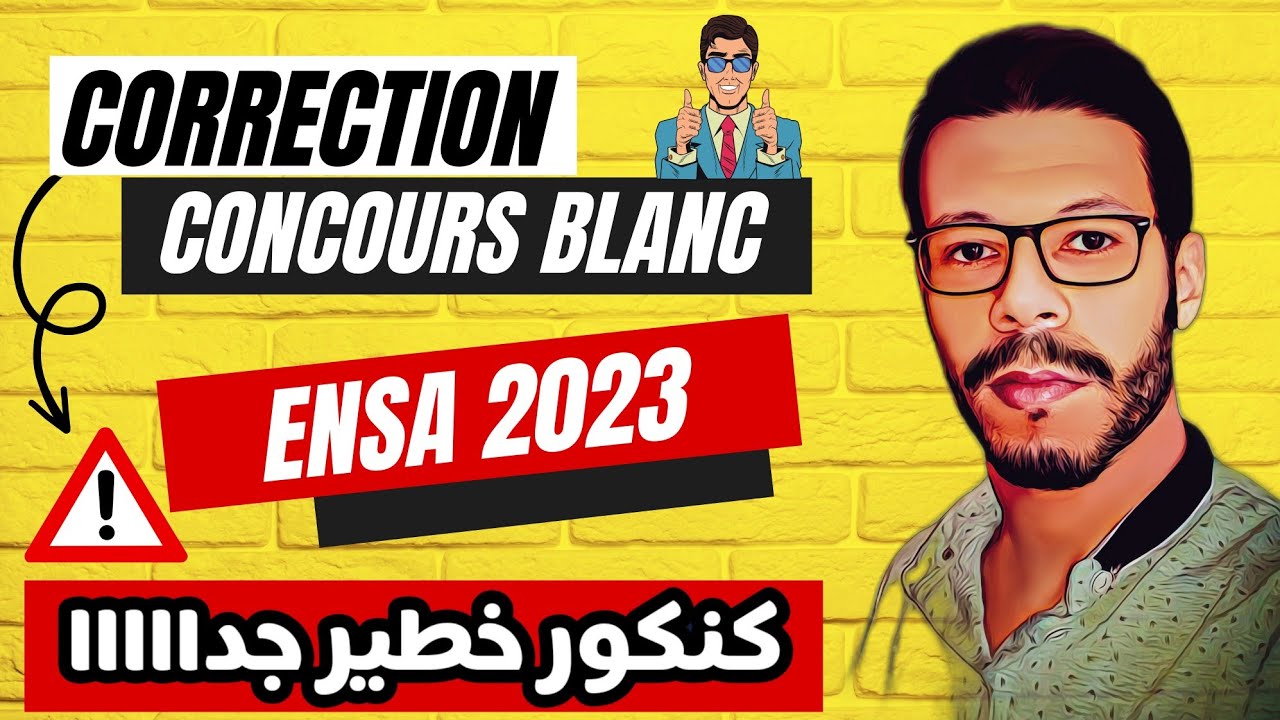 Correction Concours  Blanc ENSA et ENSAM 2023  les Suites Numériques Partie 1