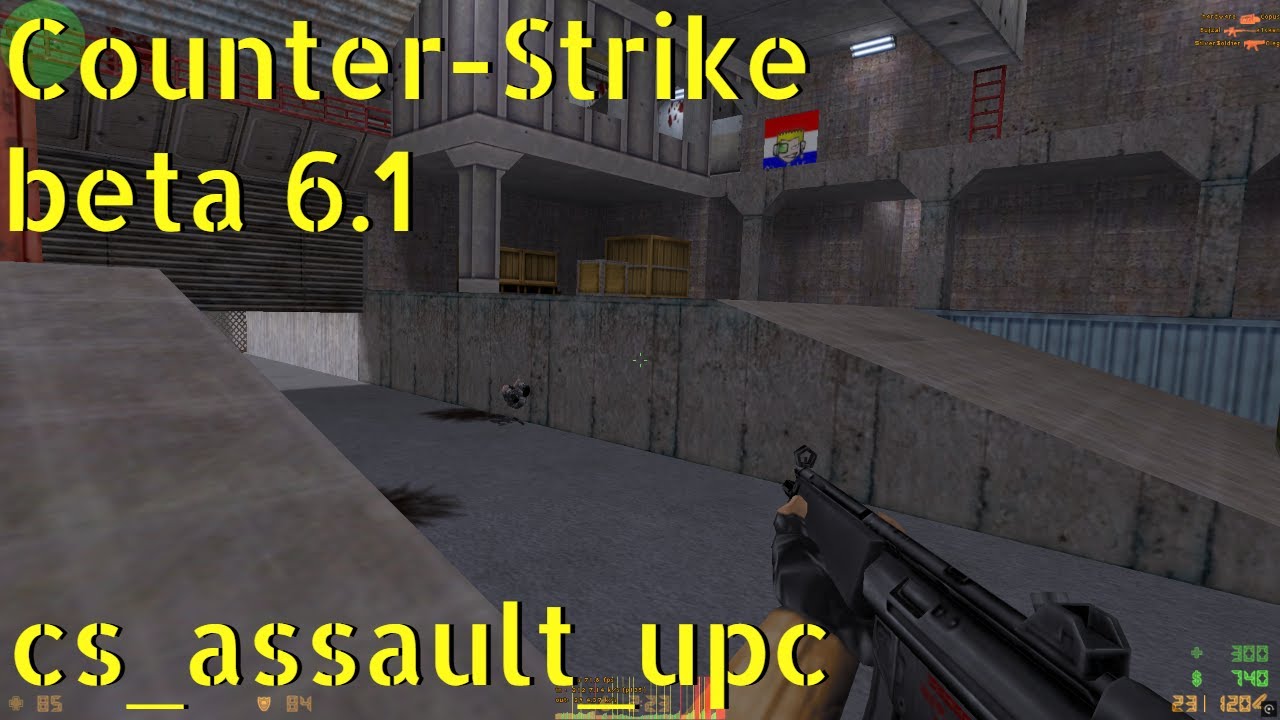 Counter-Strike beta 6.1 cs_assault_upc online gameplay - January 2026