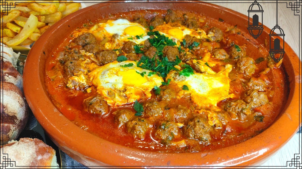 ✨Id&eacute;e recette Ramadan 2023✨ Tajine de kefta(viande hach&eacute;e) et oeufs #ideerecetteramadan#tajine