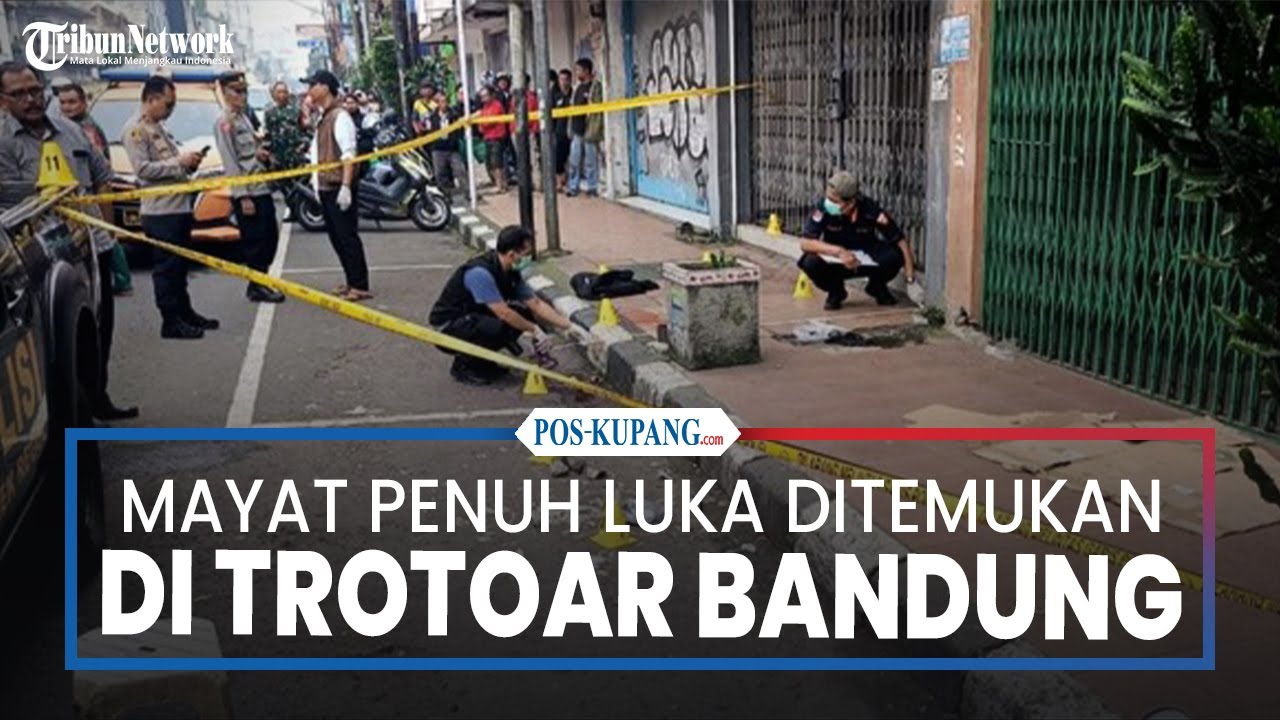 Mayat Pria Penuh Luka Ditemukan di Jalan Otista Bandung