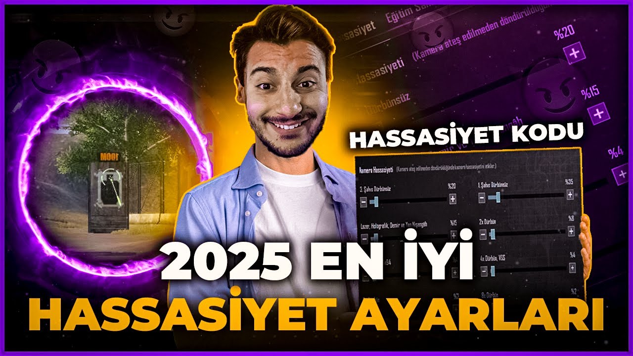 2025 PC HASSASİYET AYARLARI NASIL OLMALI? HASSASİYET KODU - PUBG MOBİLE