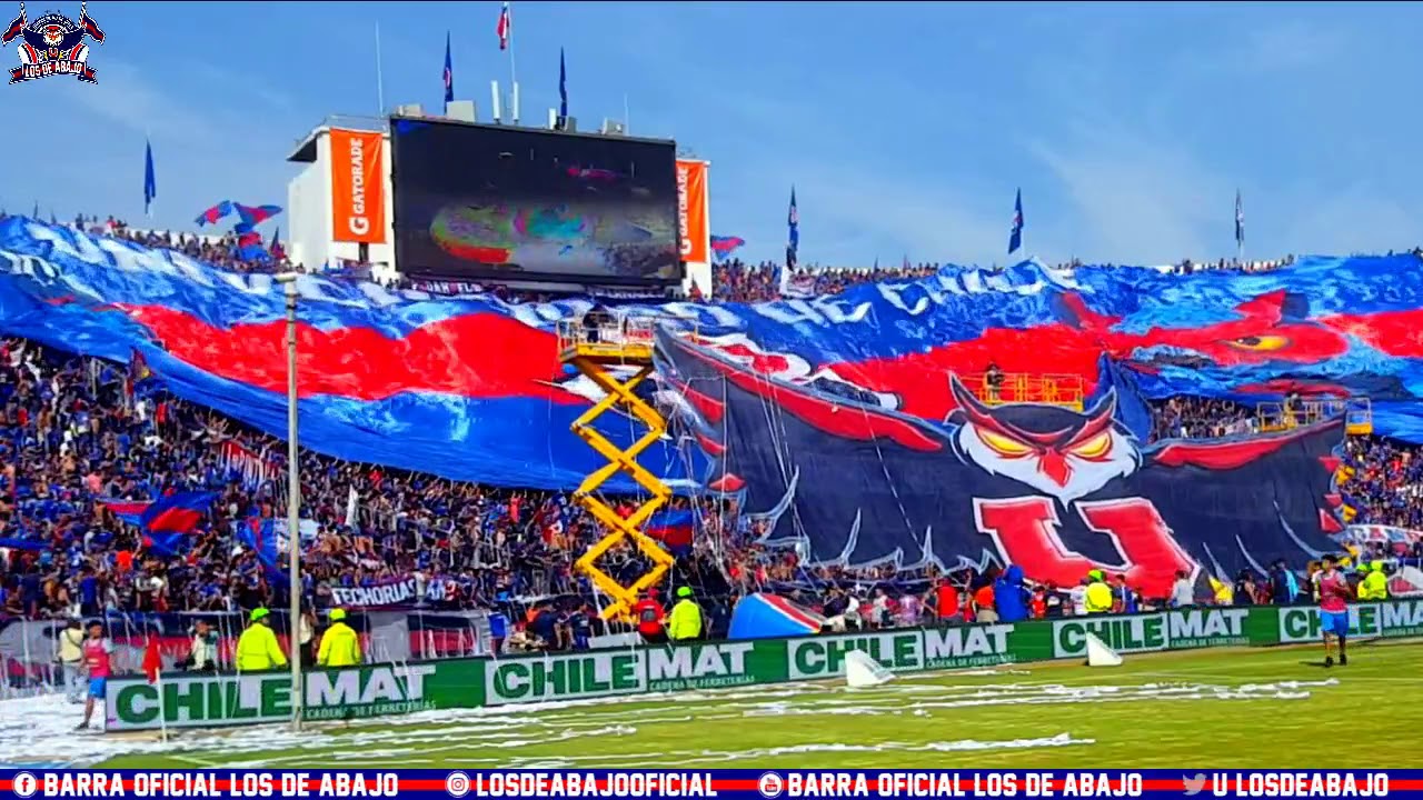 LOS DE ABAJO - U DE CHILE VS zorras (15/04/2018)