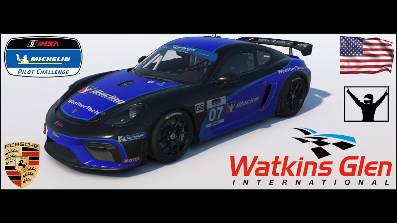 iRacing - IMSA Michelin Pilot Challenge Series GT4 Porsche 718 Cayman!