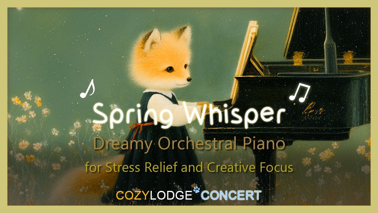 🌸 Spring Whisper 🌸 Dreamy Orchestral Piano for Stress Relief and Creative Focus