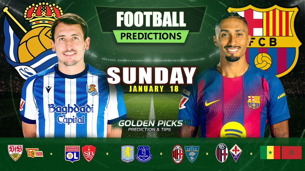 Football Predictions Today 18 January | Possible Scores, Corners & Cards | Golden Picks Plus