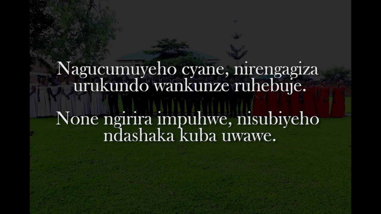 Ngirira impuhwe_Chorale St Paul Kicukiro (HD lyrics video) composed by Norbert Niyizurugero