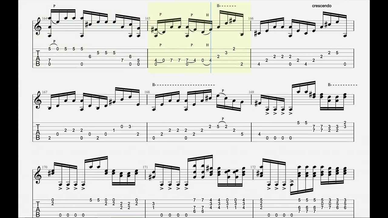 Johann Sebastian Bach - Chaconne - Fingerstyle Guitar TAB