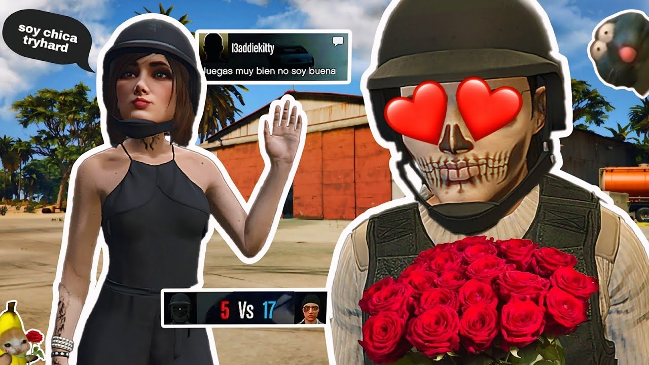 Le Doy VERSUS A Una CHICA TRYHARD Pero Termine AYUDÁNDOLE 😎 (GTA 5 ONLINE)
