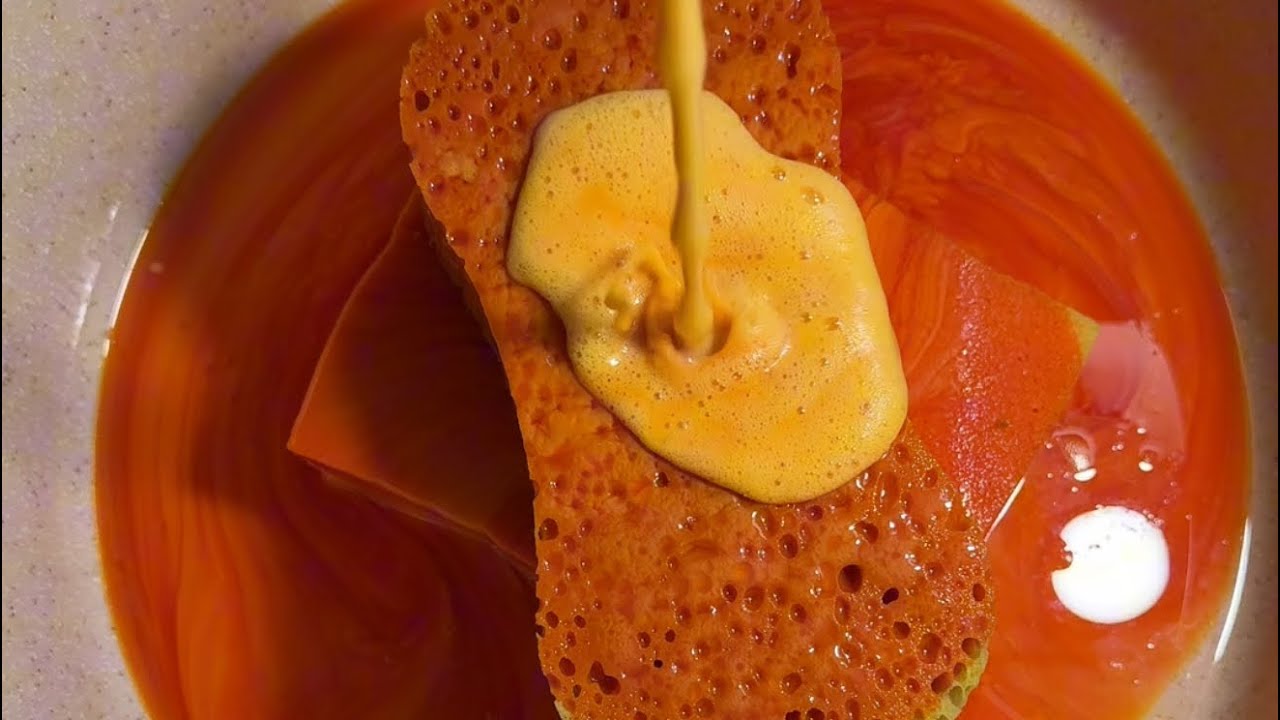 ASMR Sponge Squeezing | Suds, Textures & Letting Go 3 🧽🫧🍊🍋