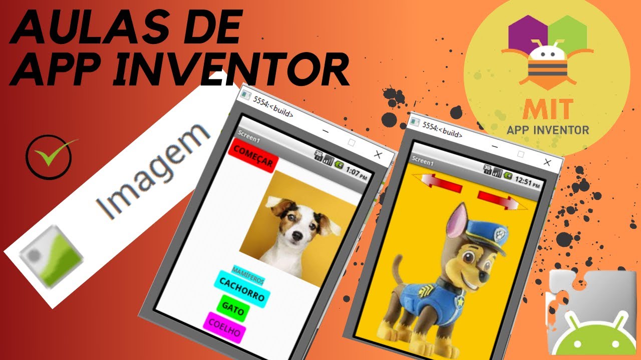 AULAS DE APP INVENTOR - AULA 07 – PALETA IMAGEM (IMAGE)