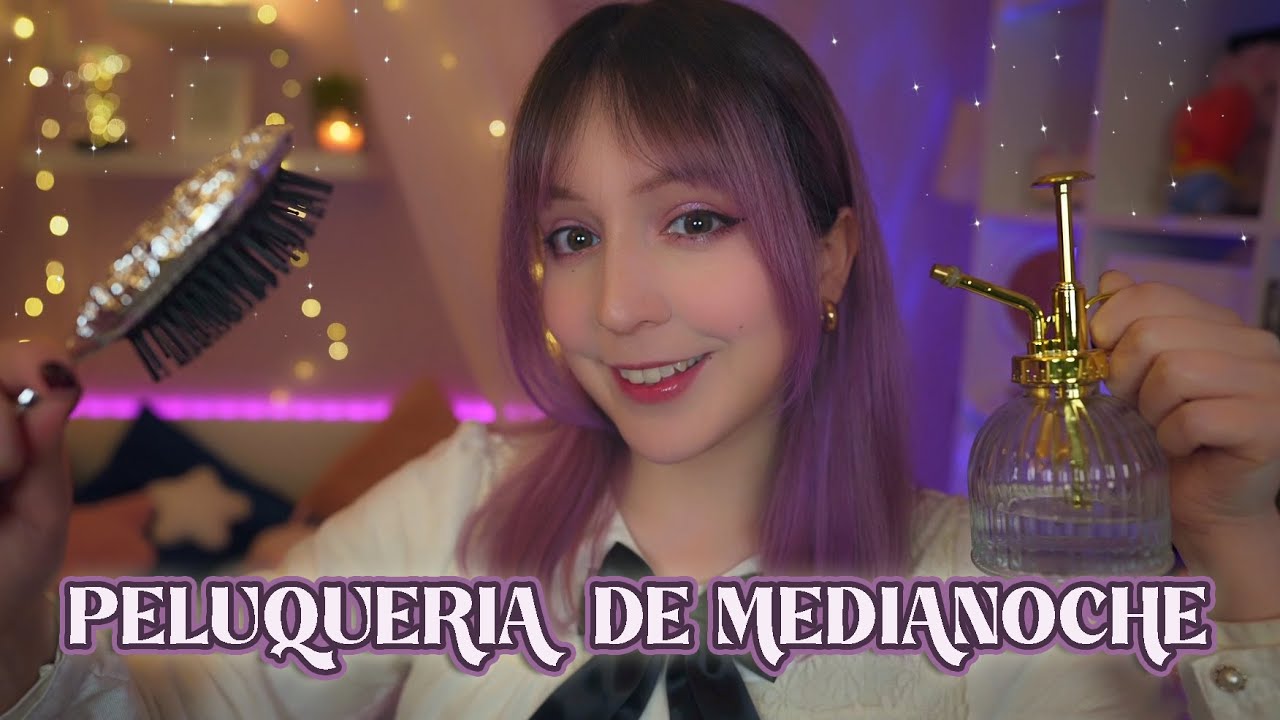⭐ASMR Peluquería de medianoche ✂️ Corte de pelo y relajación profunda