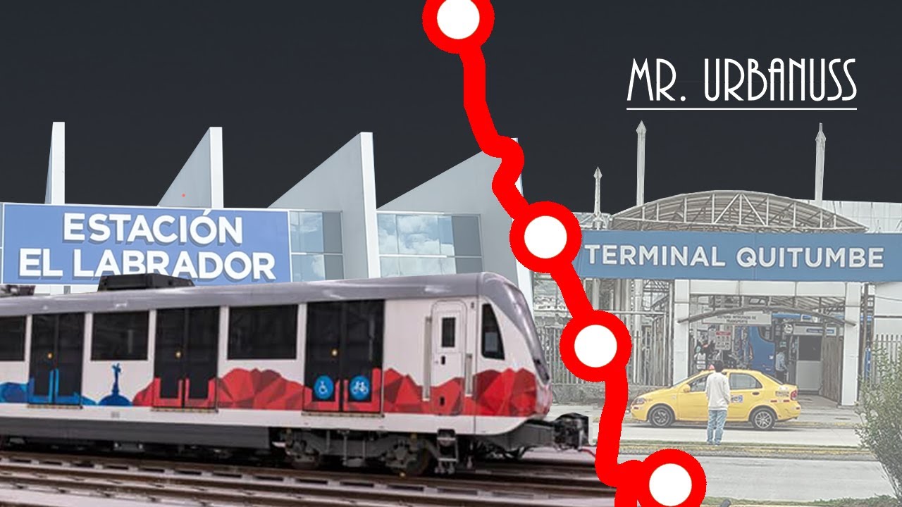 Metro de Quito (Labrador-Quitumbe) Recorrido Completo