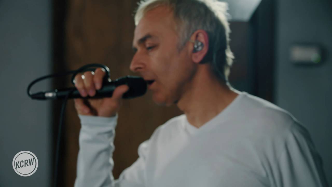 Underworld performing 