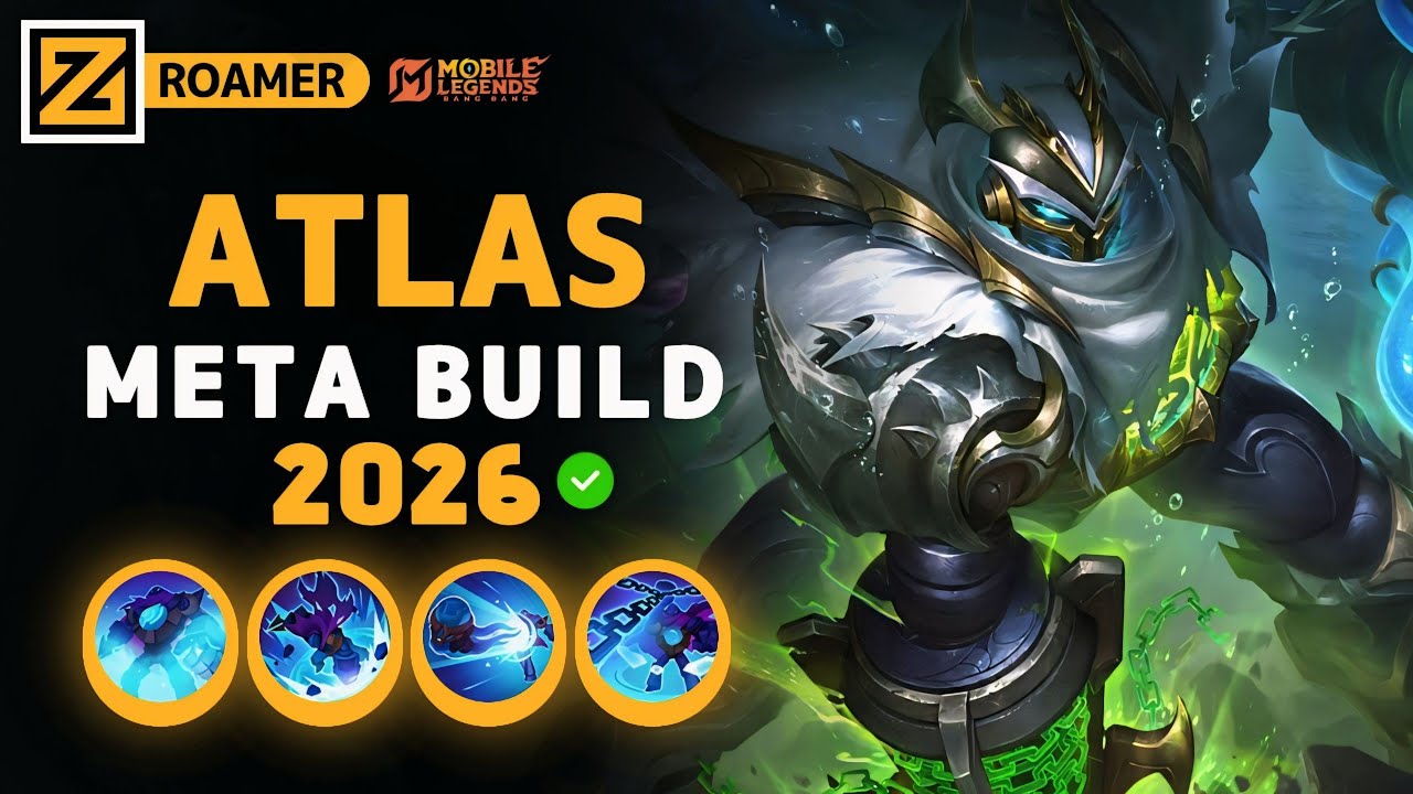 Atlas NEW META Build 2026, Emblem, and Best Hero Counters | Mobile Legends