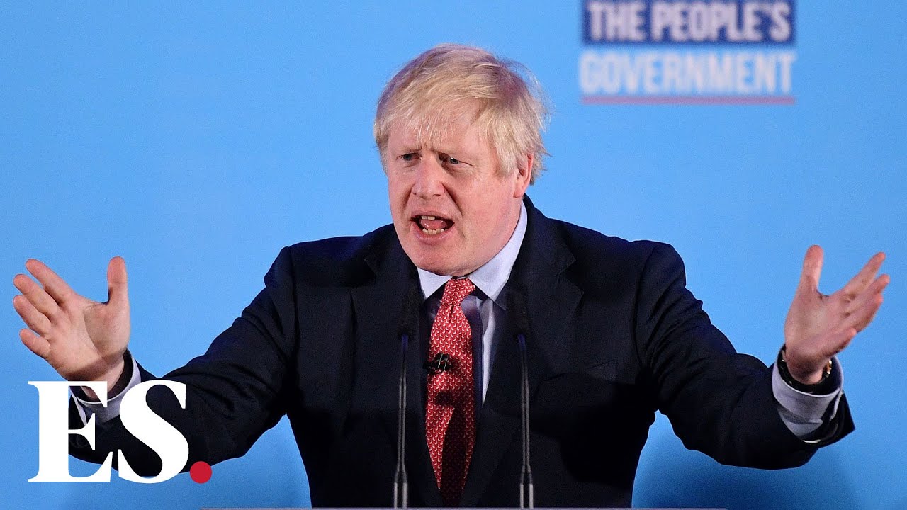 General Election 2019: Boris Johnson victory speech celebrates Conservative win