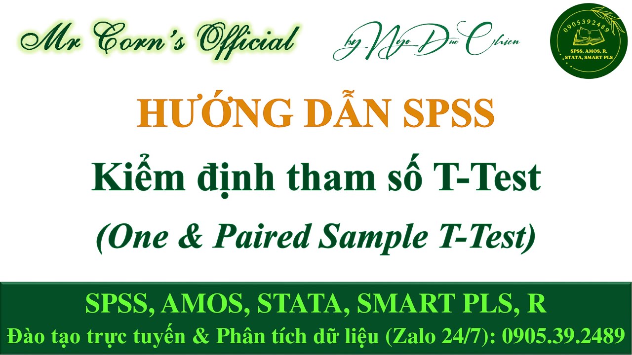Hướng dẫn SPSS | Kiểm định tham số T-Test (One & Paired Sample T-Test) trên SPSS 28012026
