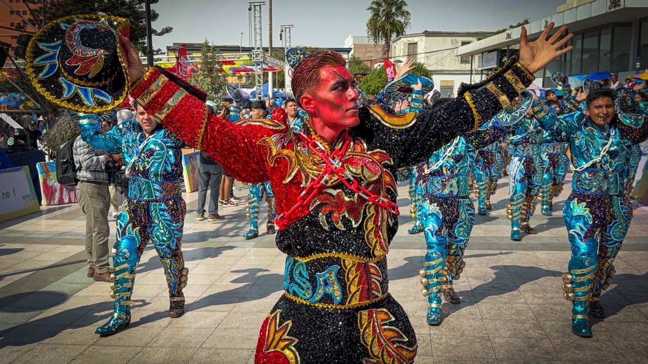 🎊🎺Caporales Orígenes San Andrés ~ Carnaval de Arica 2025 D~3🎊🎺