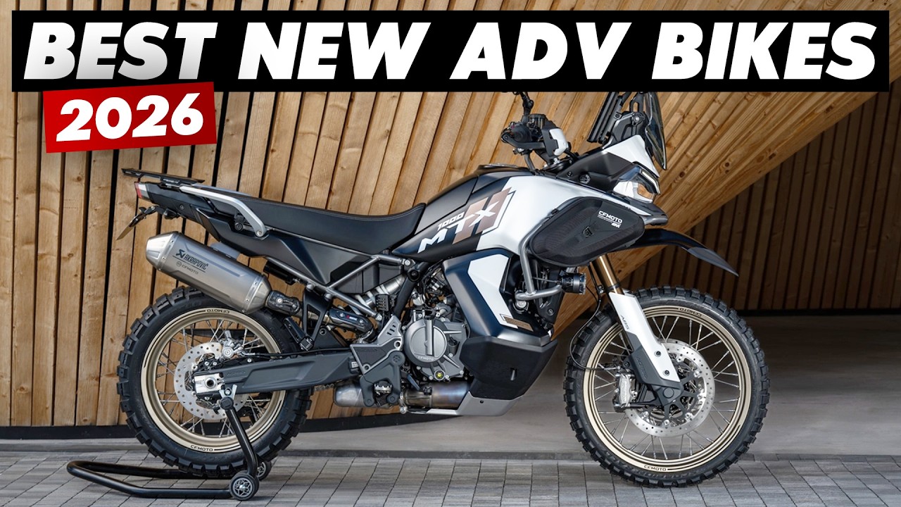 The 12 Best New & Updated Adventure Motorcycles For 2026!