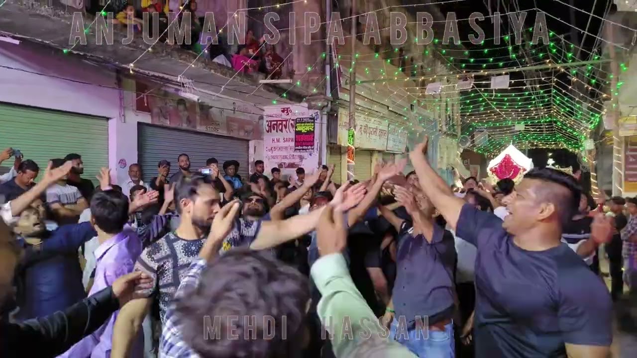 9 Muharram Town hall Anjuman sipa abbasiya syedwada GHAZIPUR #youtube #viralvideo #moharram #video