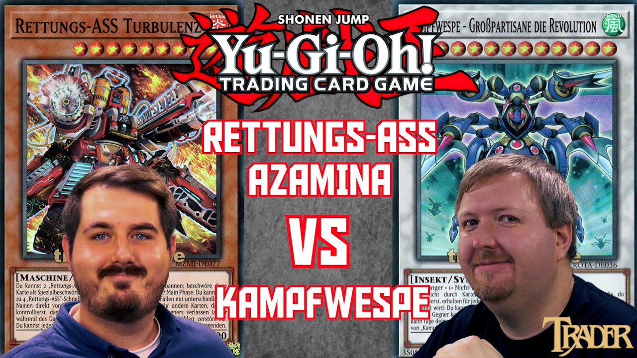 YuGiOh Rescue Ace Azamina VS Kampfwespe deutsch | Stream Duell 858 | battlewasp | Trader Duel 2024