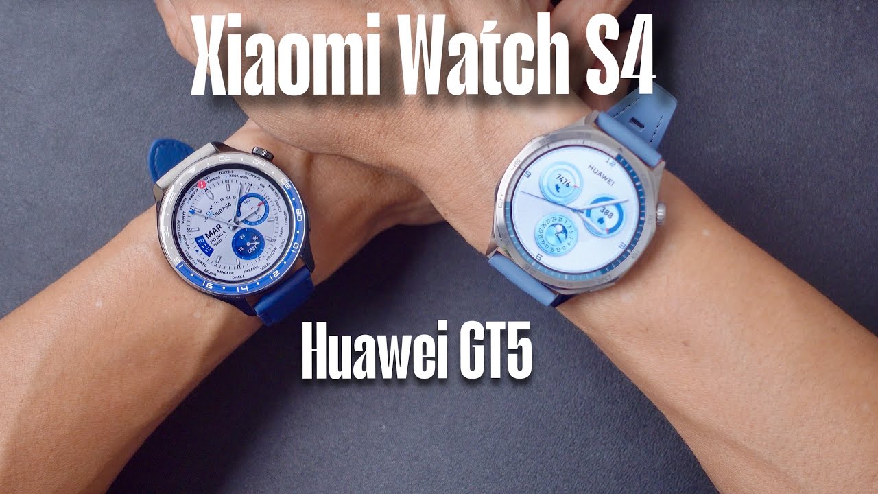 So sánh Xiaomi Watch S4, Huawei GT5, và Amazfit T-Rex 3