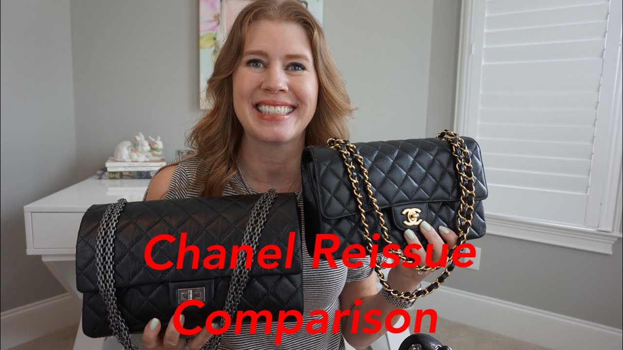 Chanel Reissue Comparison to Jumbo and Medium Classic Flaps