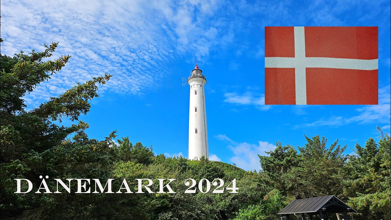 Dänemark 2024 - Hvide Sande 4K - Leuchtturm - Angeln - Drone Footage 