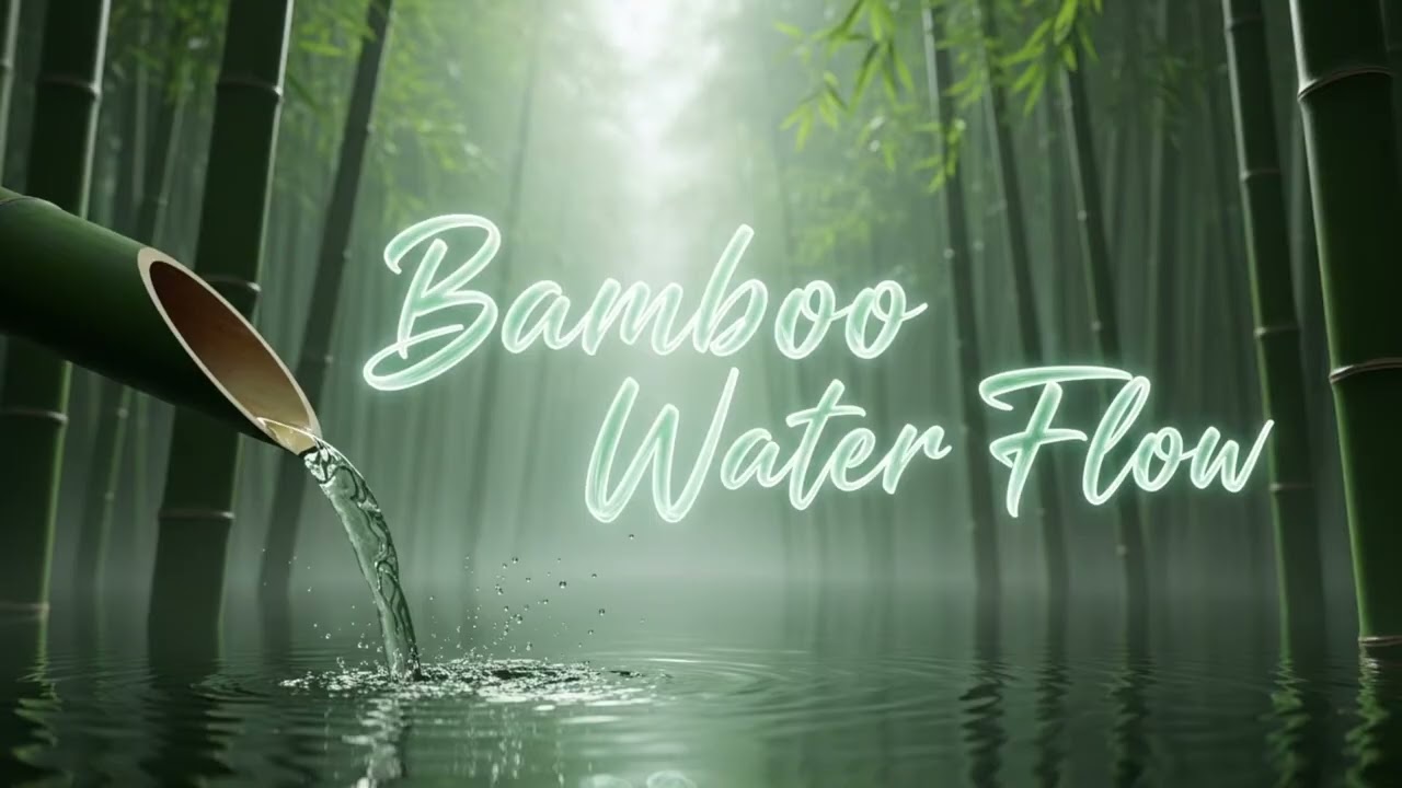Bamboo Water Flow ​#SleepMusic #MeditationMusic #DeepRelaxation #HealingSounds