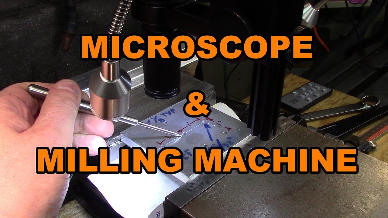 Microscope on a milling machine used as an optical comparator...  It works...!!!