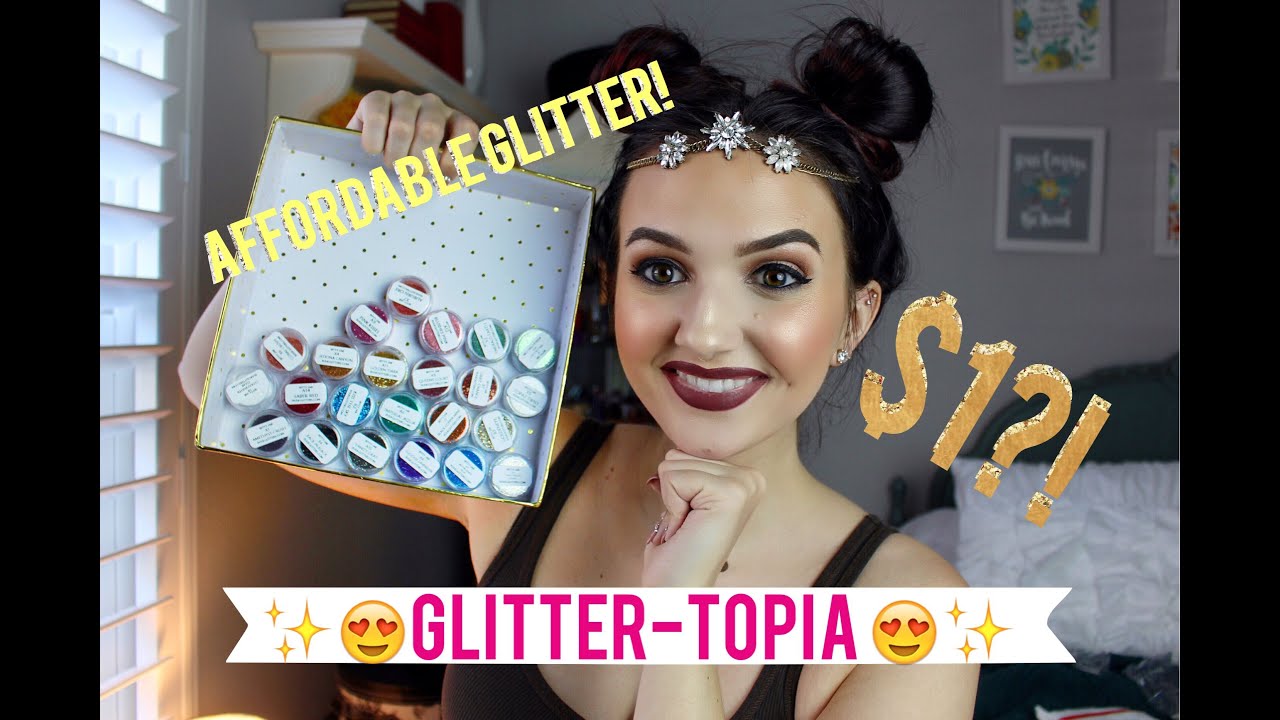 $1 GLITTER!? - Affordable Glitter Haul