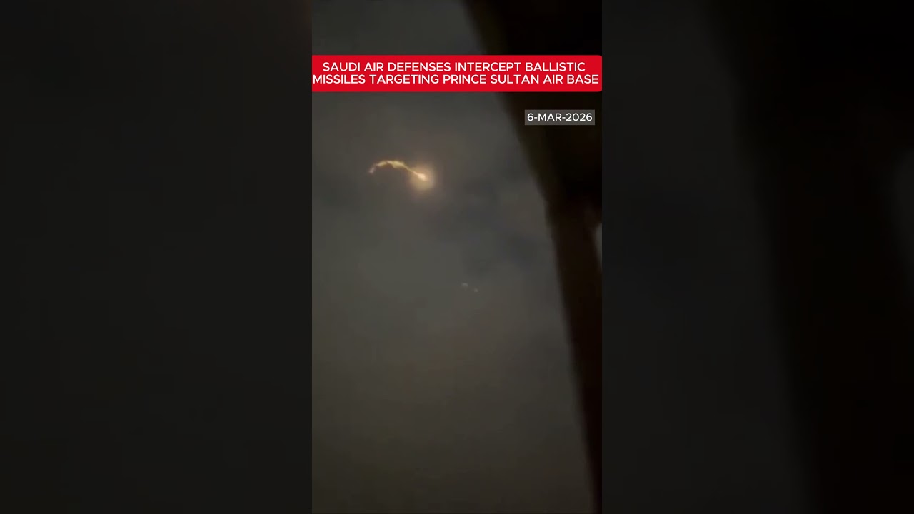Missile Intercepted Near Prince Sultan Air Base 🚀