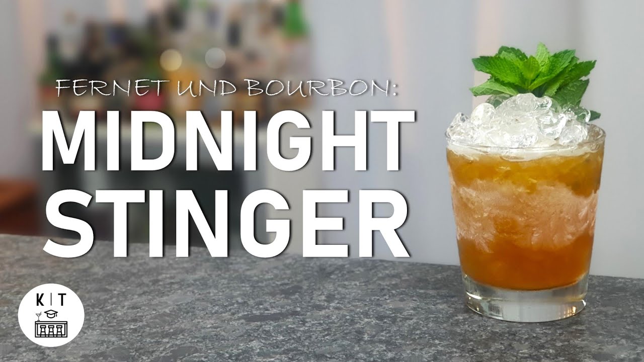 Midnight Stinger Cocktail - Fernet Branca trifft Whiskey Sour!