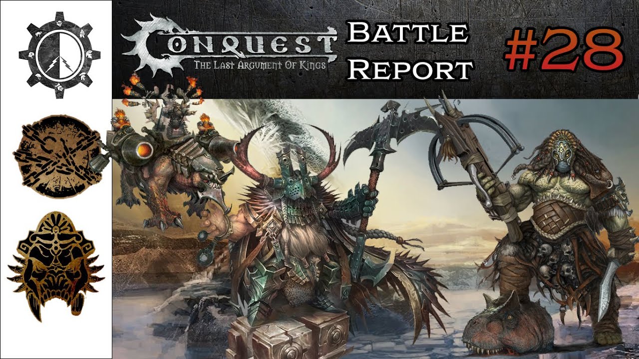 B&P Conquest LAOK #28 Battle Report Wadrhun Vs Dweghom!