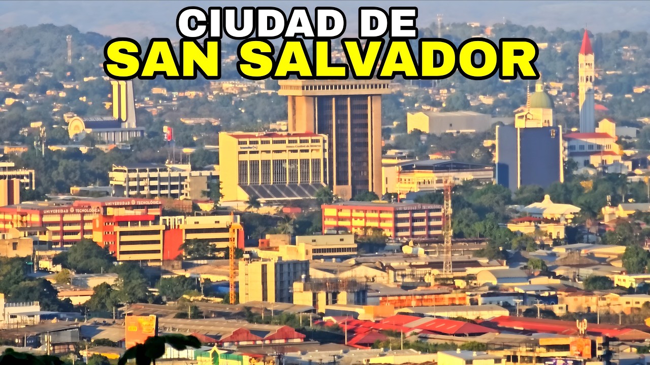 ASI DE HERMOSA SE VE CIUDAD DE SAN SALVADOR. #elsalvador