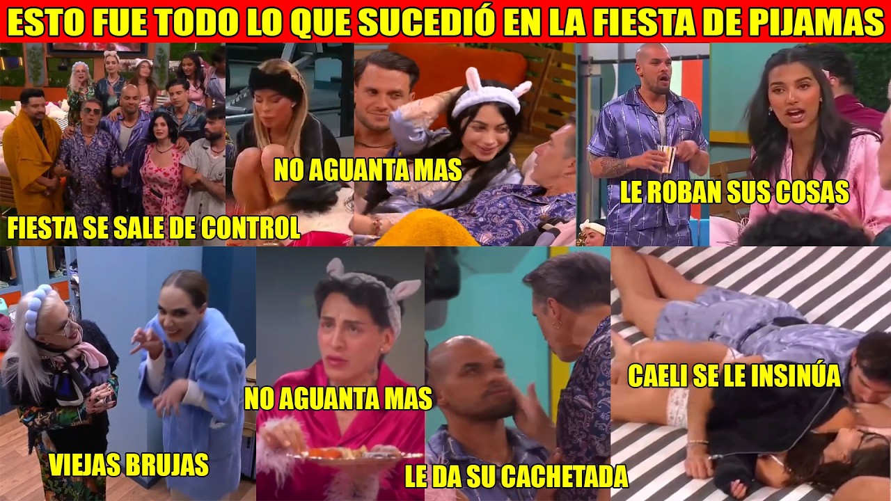 ¡Muy Fuerte! Esto fue todo lo que sucedió en la Fiesta de Pijamas de La Casa los Famosos Telemundo