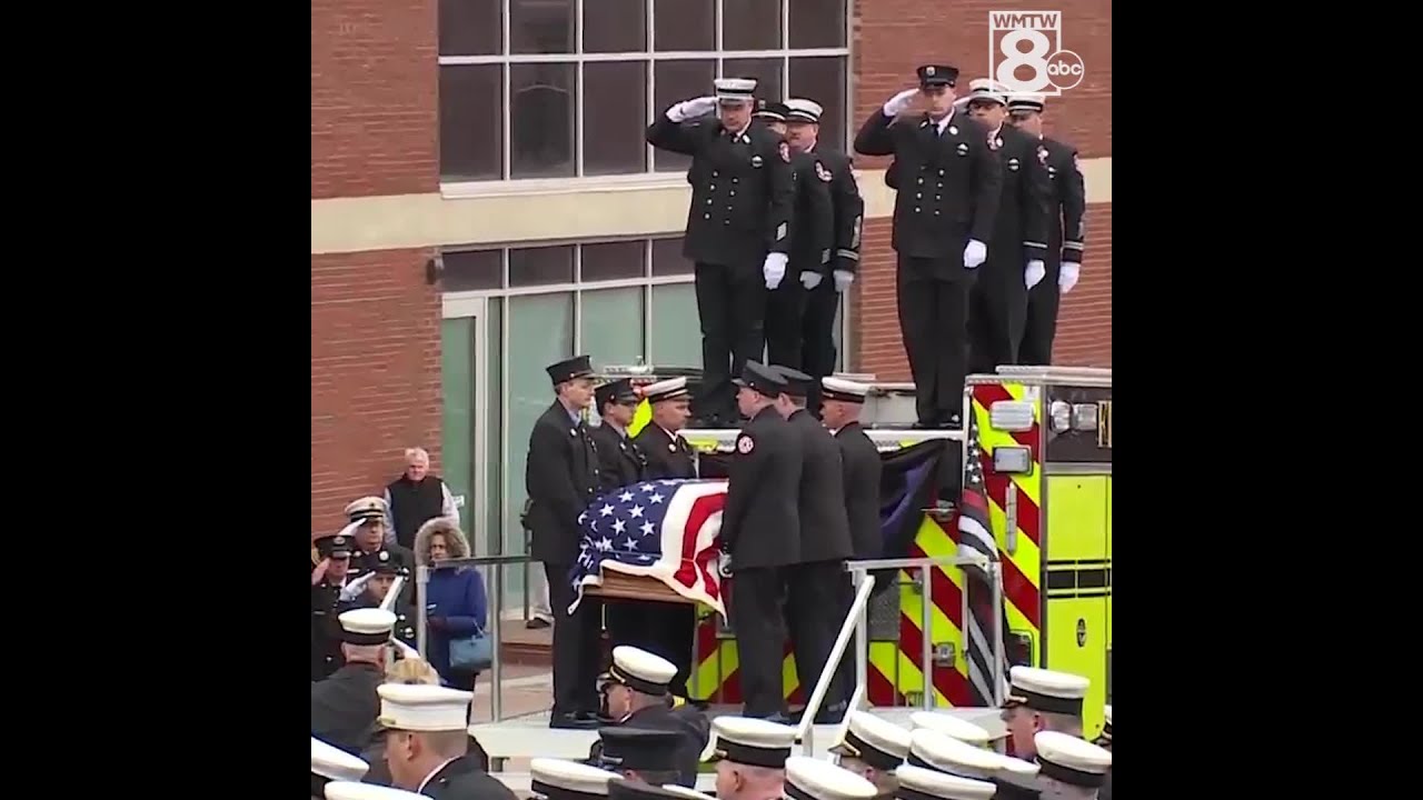 VIDEO: Firefighters salute Capt. Joel Barnes