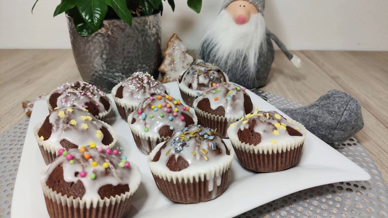 🧁 Muffiny piernikowe z powidłami śliwkowymi 🧁
