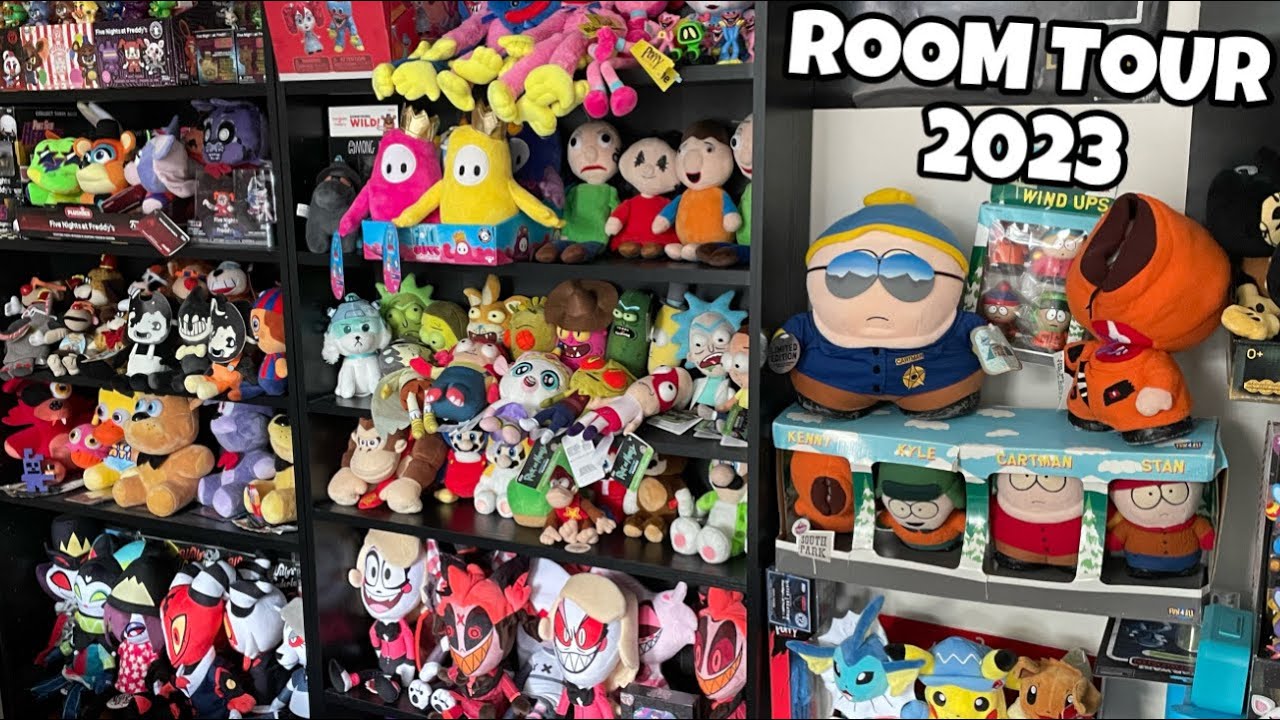 MY HUGE MERCH COLLECTION & ROOM TOUR 2023!!! || FNAF / Bendy / Poppy Playtime / Pokémon / Mario MORE