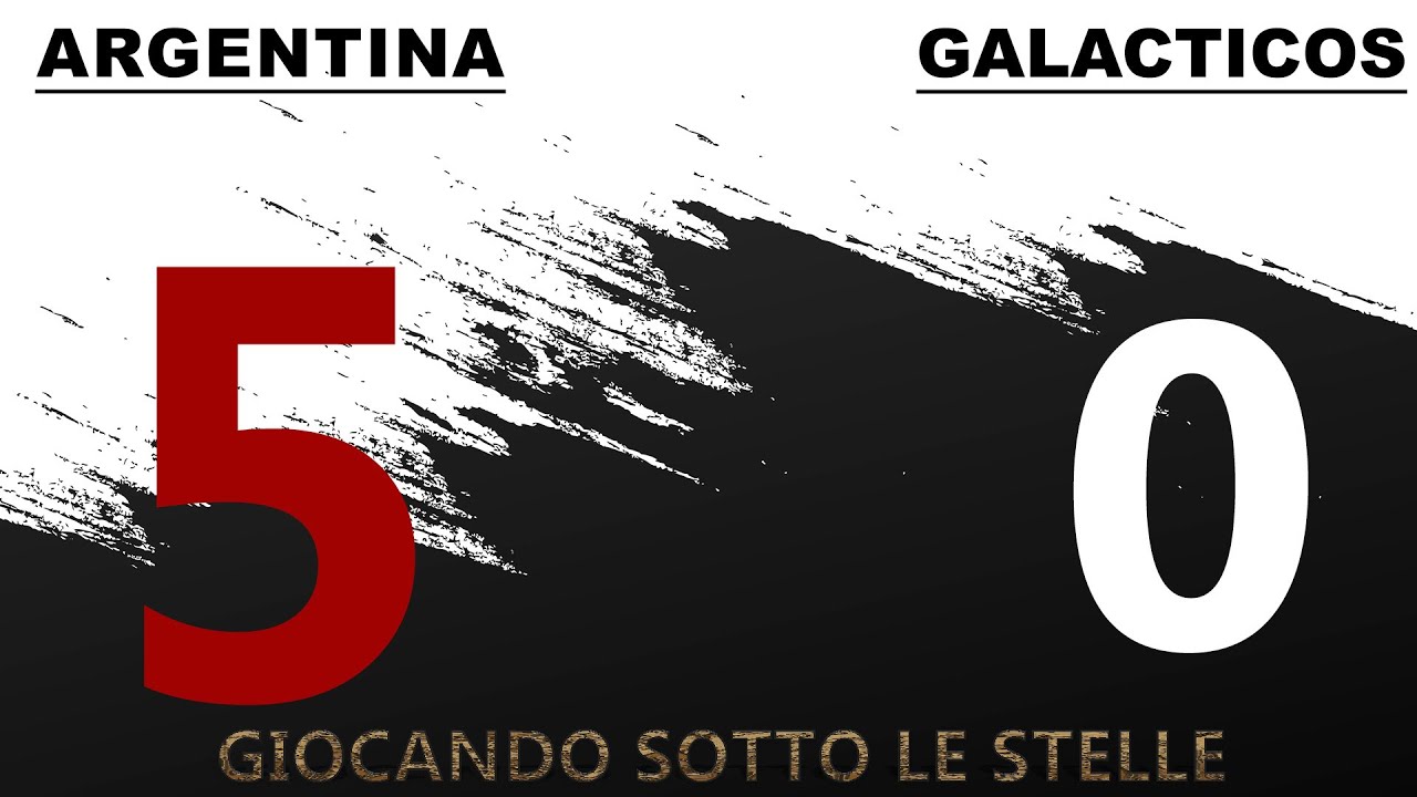 FASI FINALI - TORNEO ALL NIGHT LONG - 1* SEMIFINALE| ARGENTINA 5-0 GALACTICOS