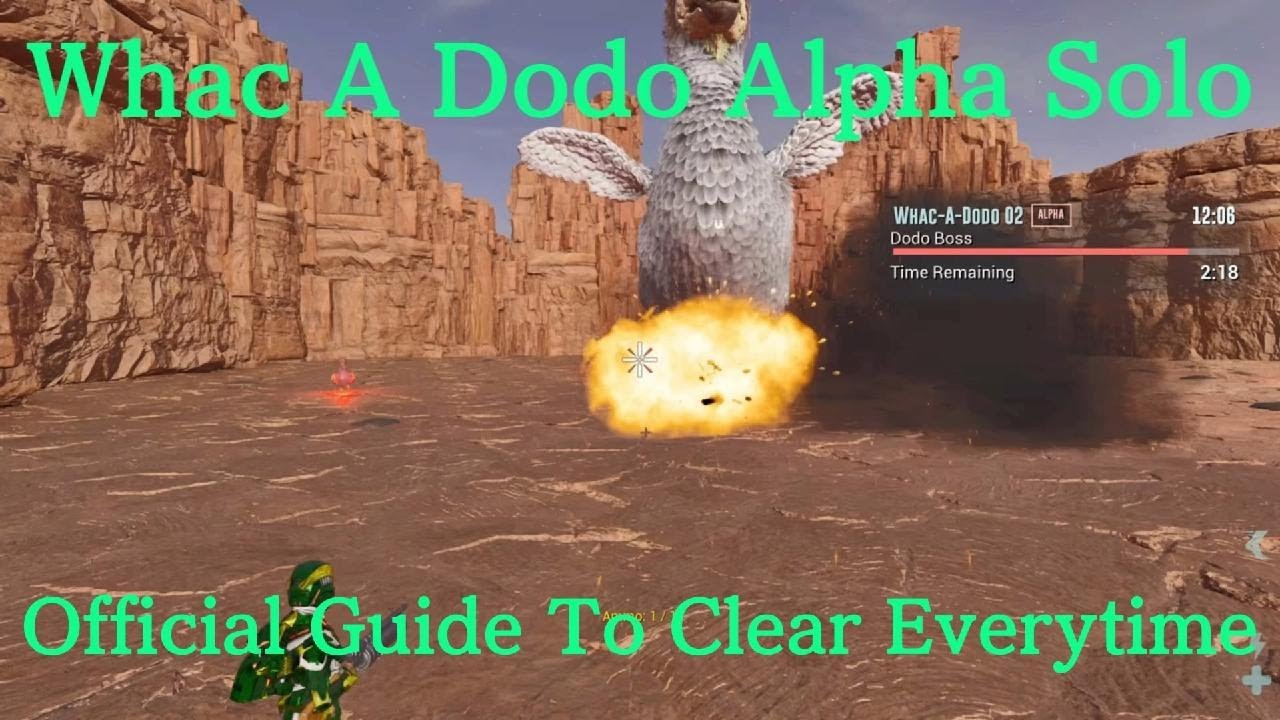 Ark Ascended Whac A Dodo Alpha Solo Official Guide