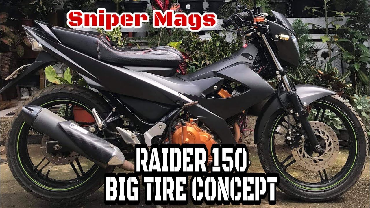 Raider 150 Big Tire Concept! 😍 ( Safety + Maangas na set up para sa raider 150👌)