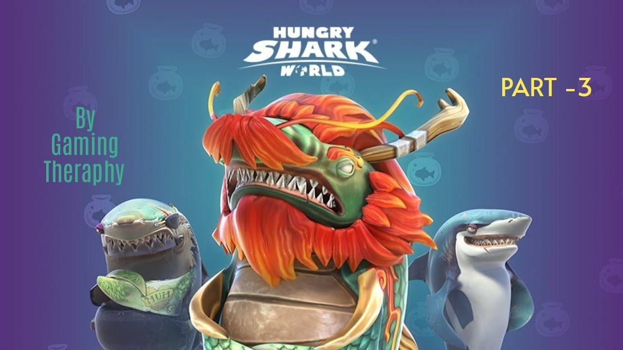🦈 Hungry Shark World 🦈/ Part-3/ #GamingTheraphyVVX